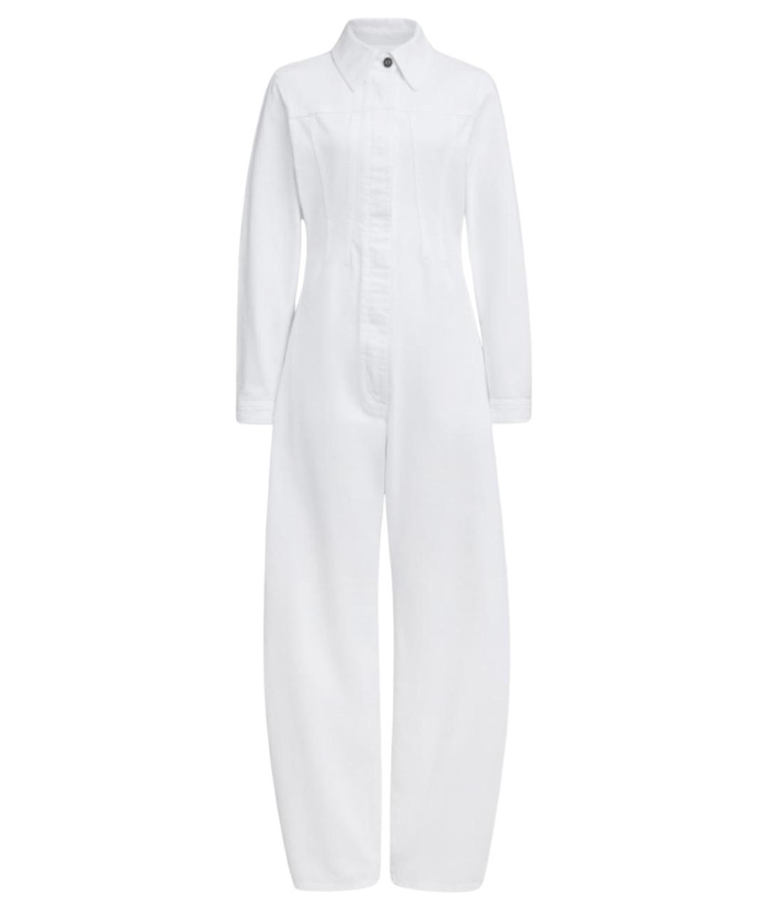 ALAIA Белый хлопковый комбинезон, фото 1