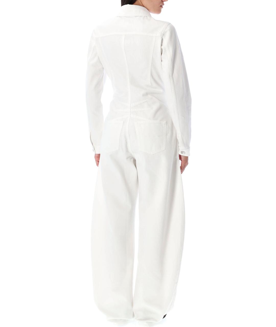 ALAIA Белый хлопковый комбинезон, фото 3