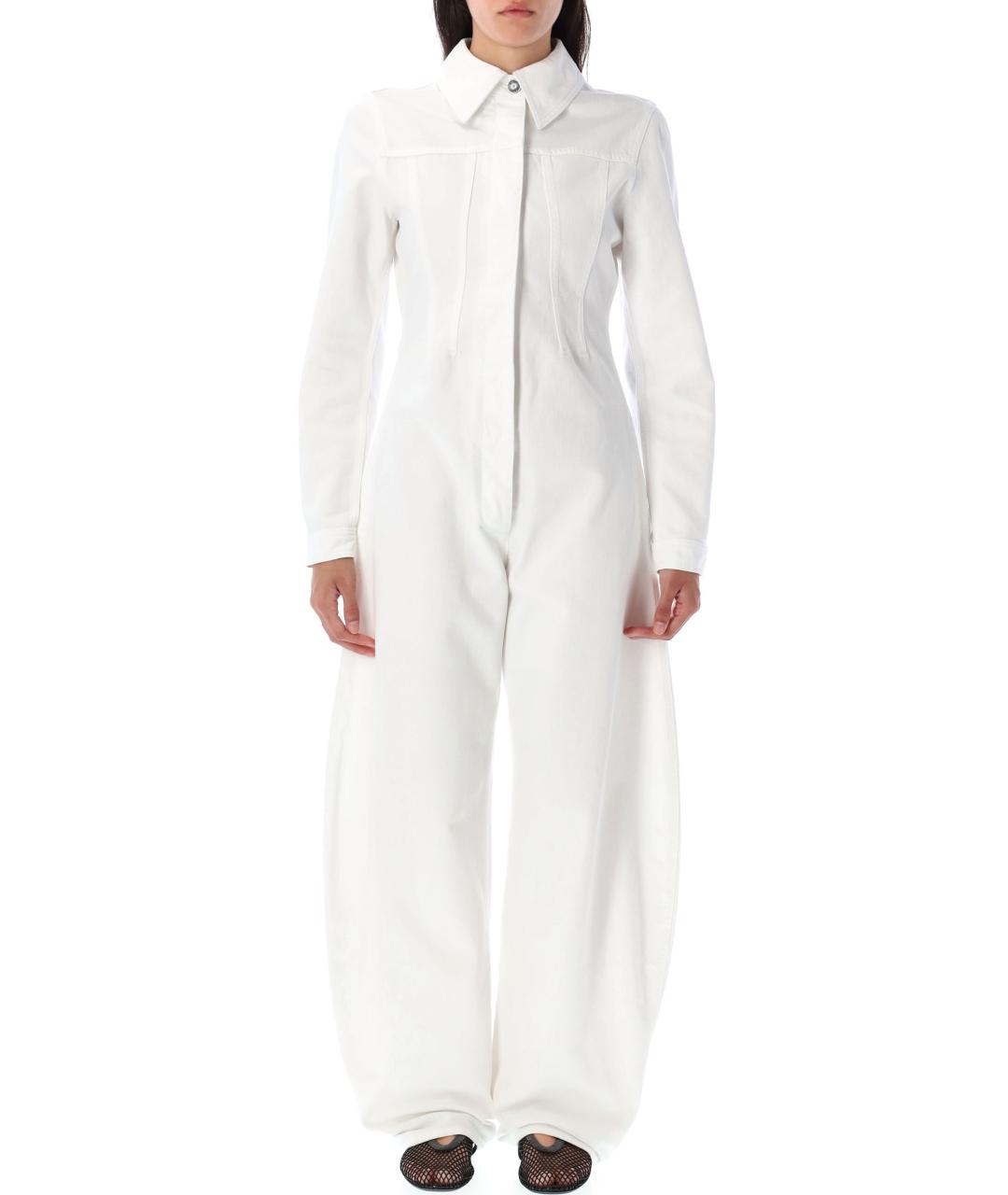ALAIA Белый хлопковый комбинезон, фото 2
