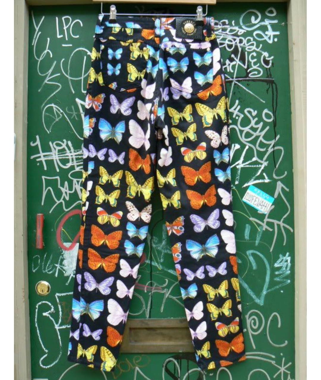 VERSACE JEANS COUTURE Хлопковые прямые джинсы, фото 2