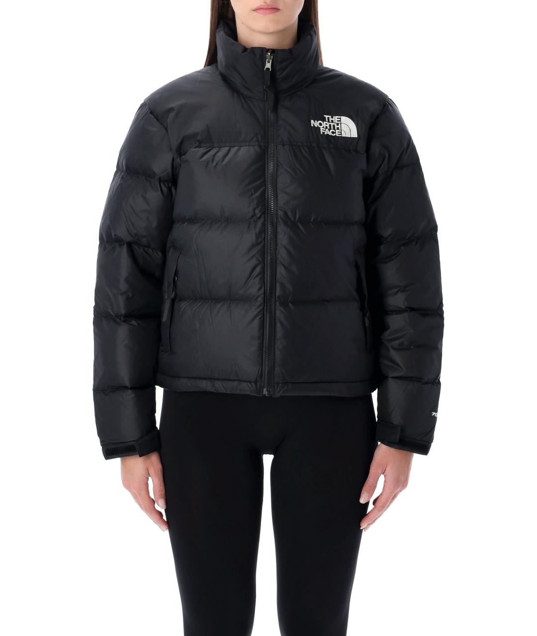 THE NORTH FACE Черный полиамидовый пуховик, фото 4