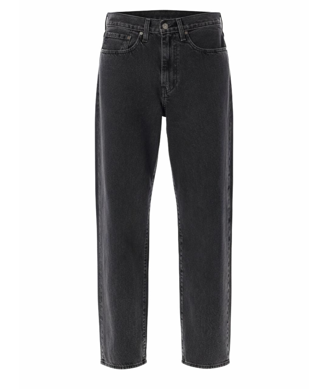 LEVI'S Черные хлопковые прямые джинсы, фото 1