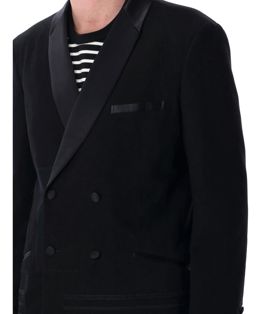 JUNYA WATANABE Черный хлопковый пиджак, фото 3