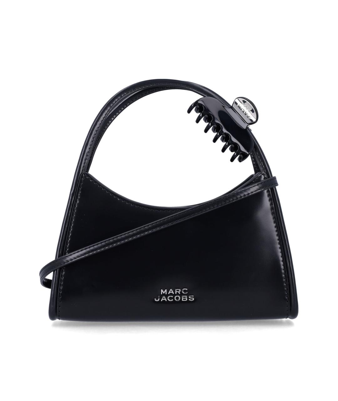 MARC JACOBS Черная кожаная сумка через плечо, фото 1