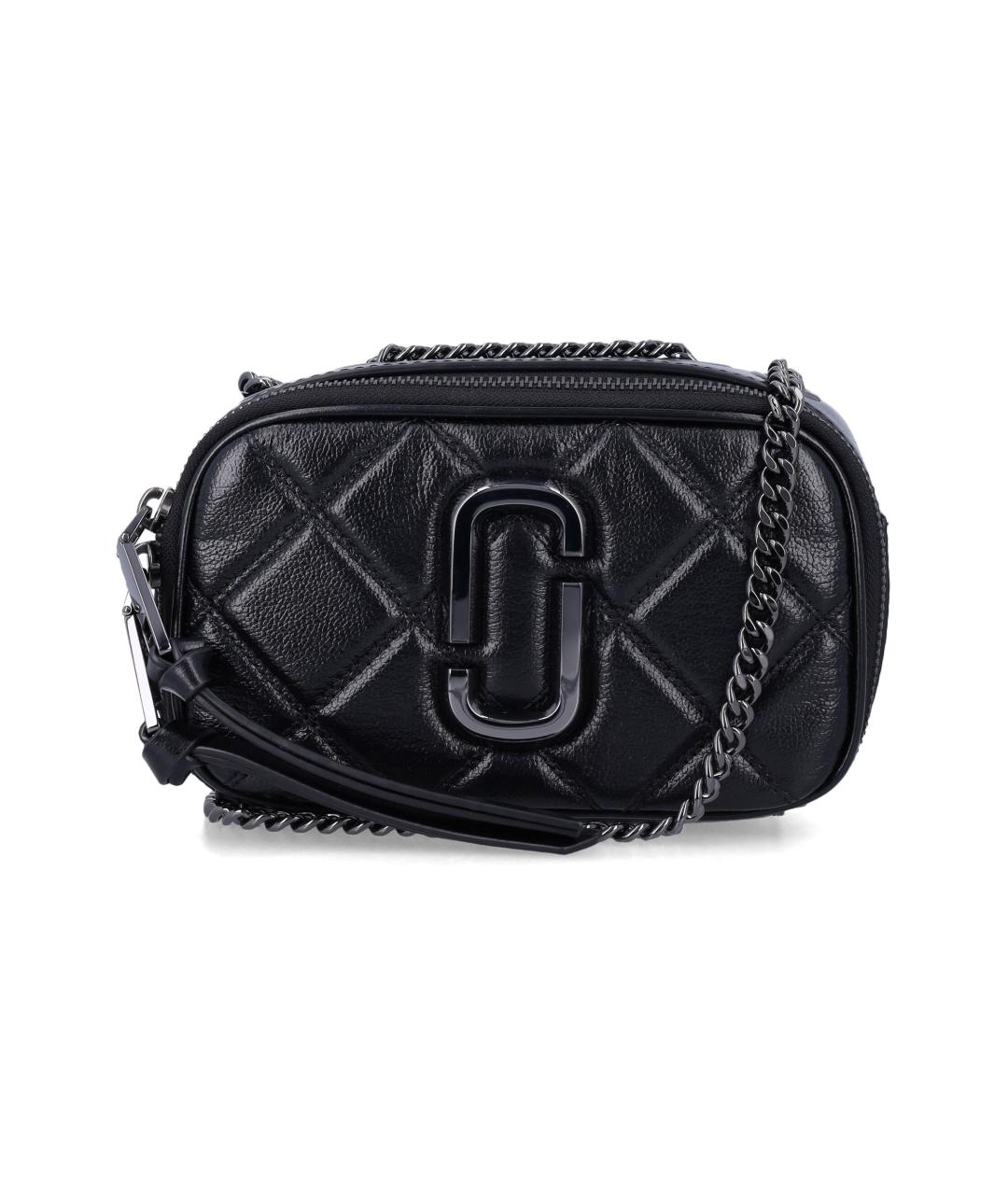 MARC JACOBS Черная кожаная сумка через плечо, фото 1