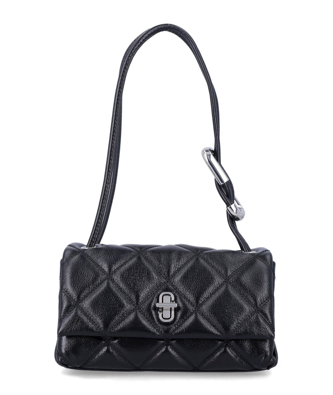 MARC JACOBS Черная кожаная сумка через плечо, фото 1