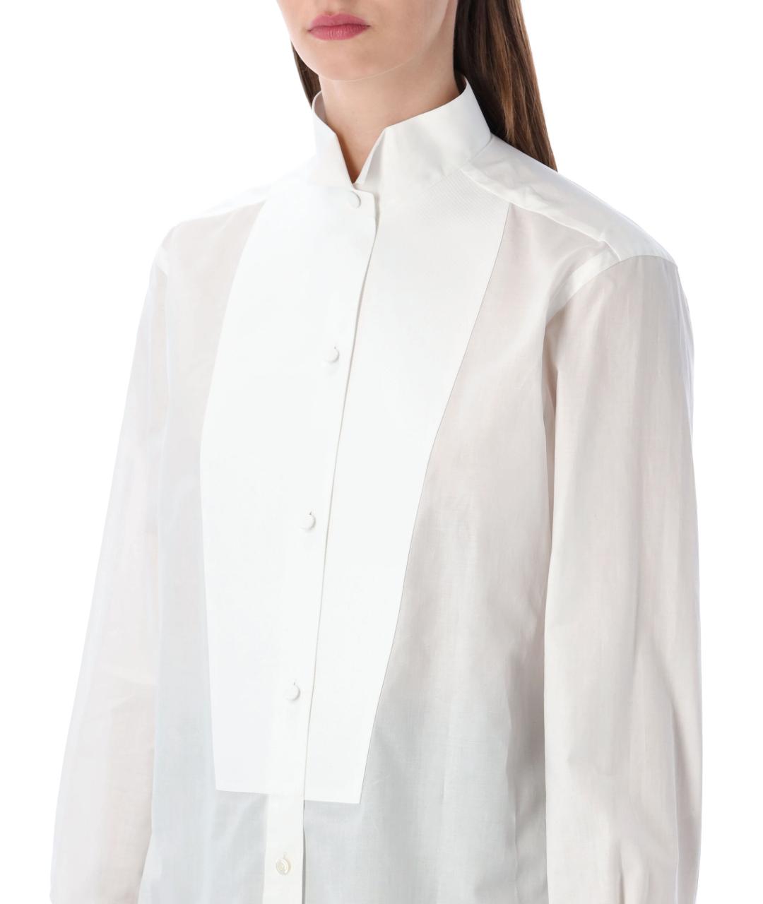 TOM FORD Белая хлопковая рубашка, фото 3