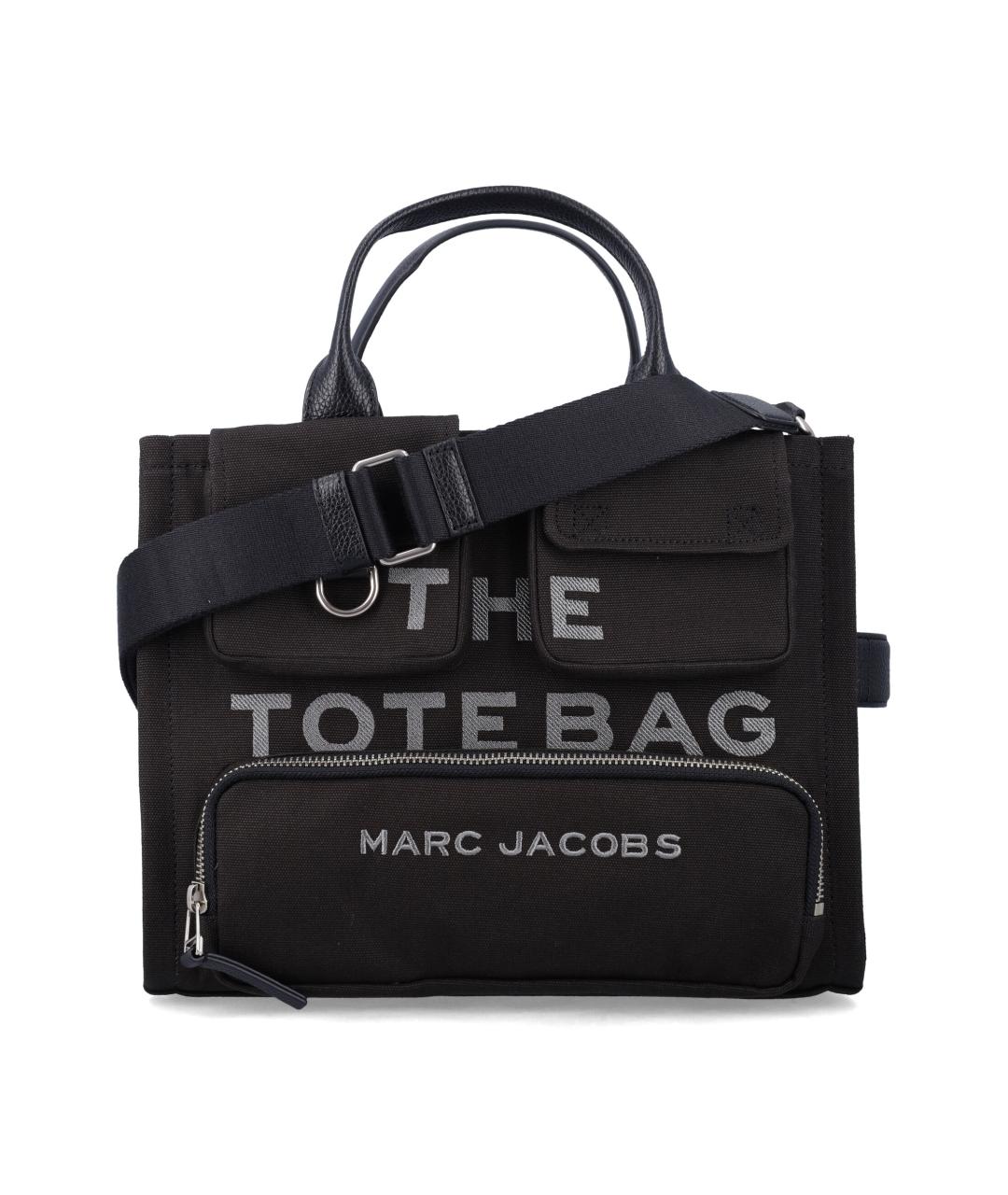 MARC JACOBS Черная хлопковая сумка тоут, фото 1