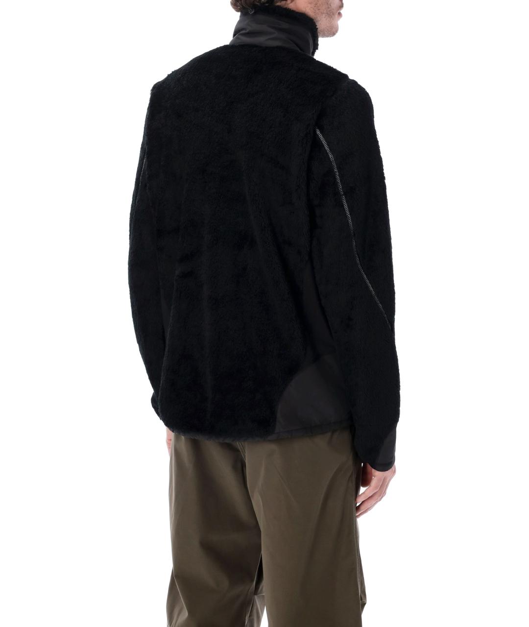 AND WANDER Черная полиэстеровая куртка, фото 2