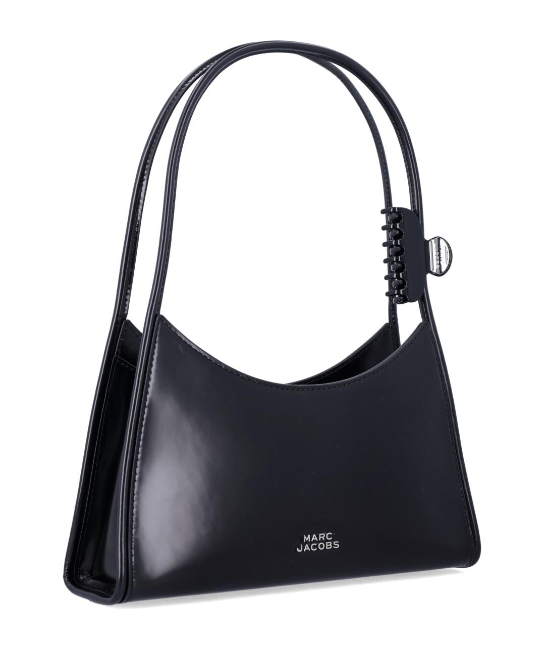 MARC JACOBS Черная кожаная сумка через плечо, фото 2