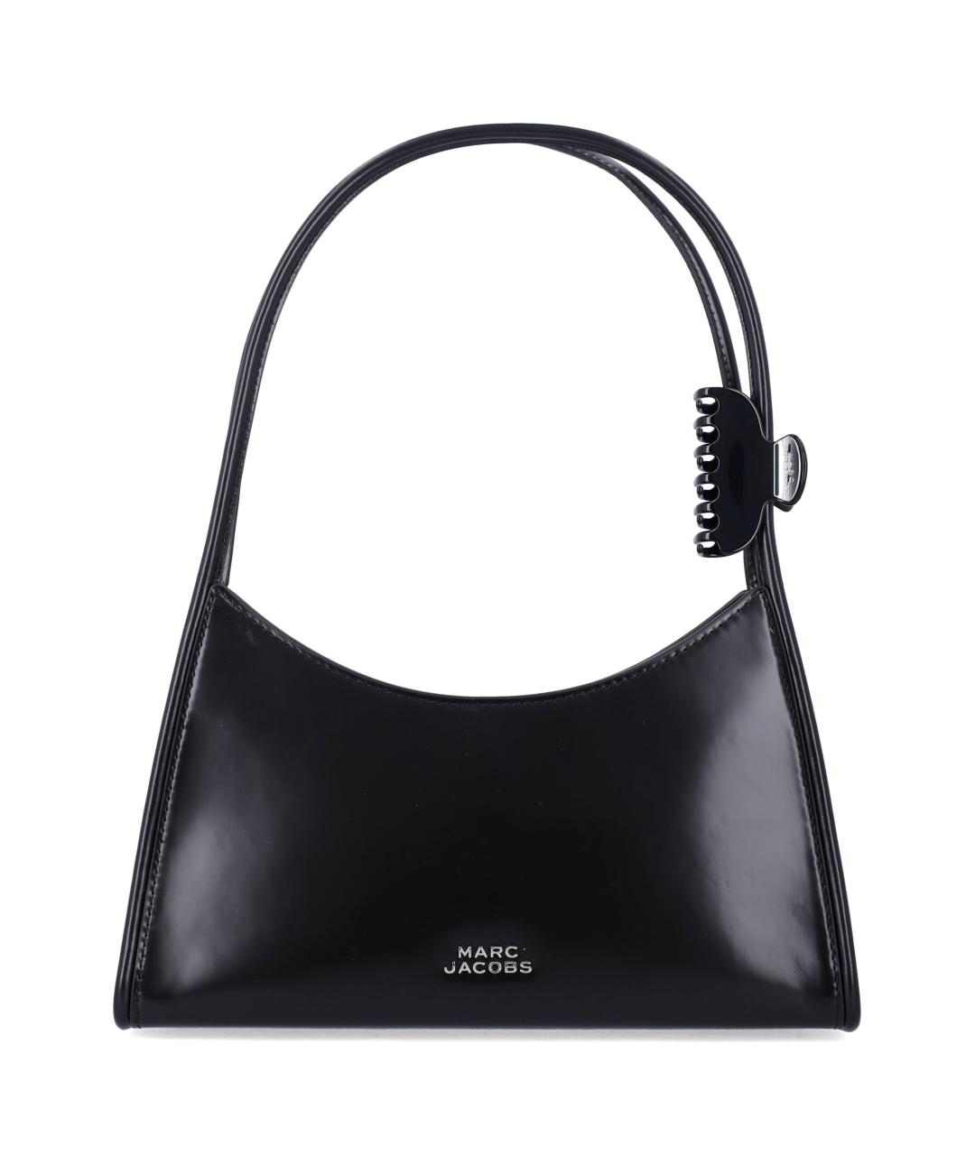 MARC JACOBS Черная кожаная сумка через плечо, фото 1