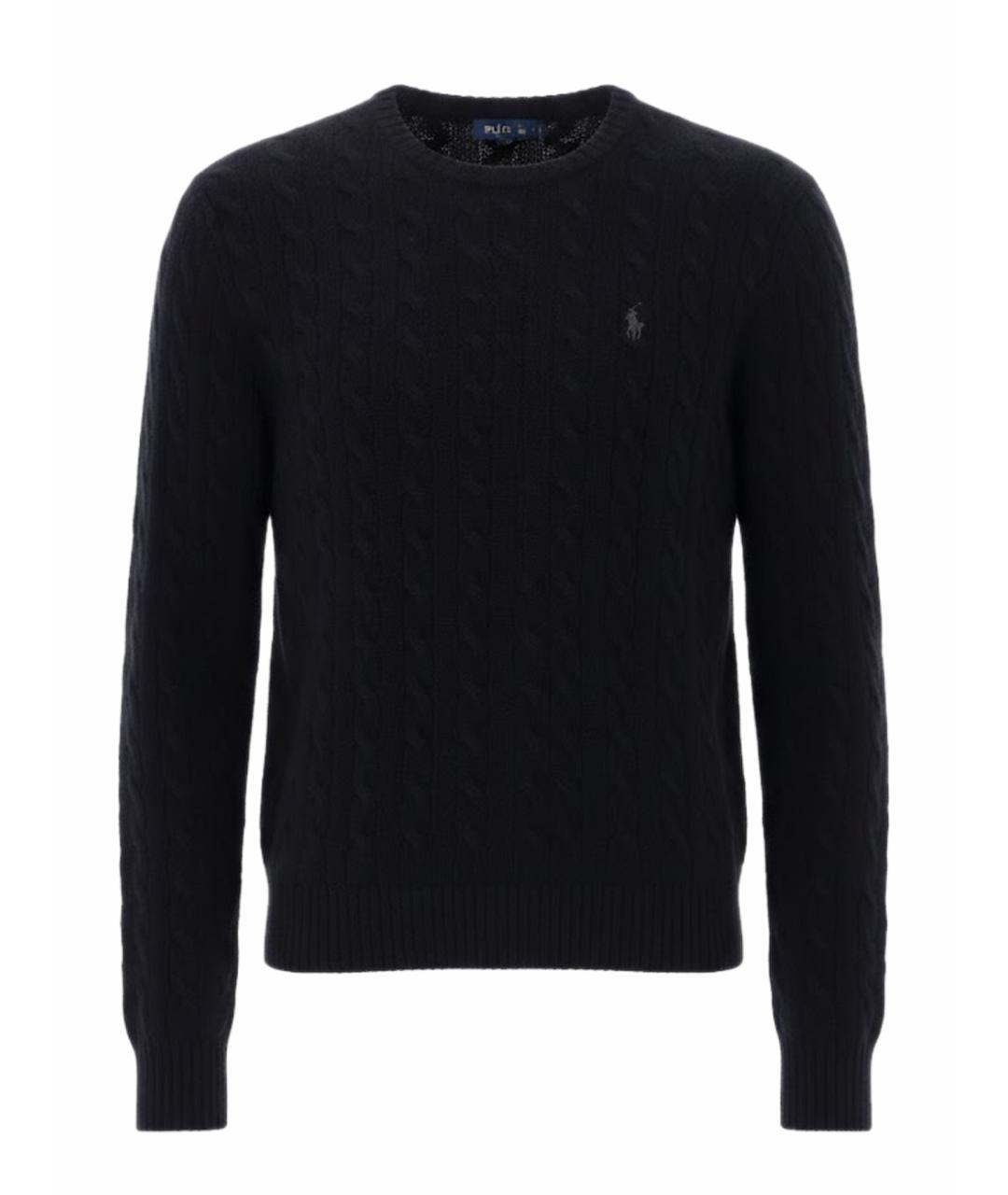 POLO RALPH LAUREN Черный шерстяной джемпер / свитер, фото 1