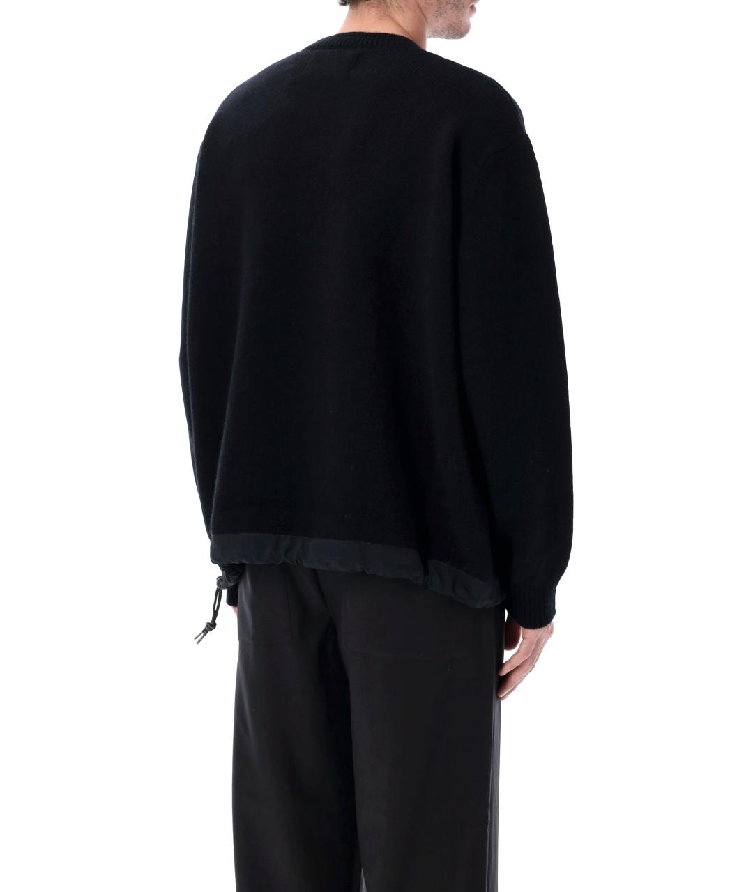 AND WANDER Черный шерстяной джемпер / свитер, фото 3