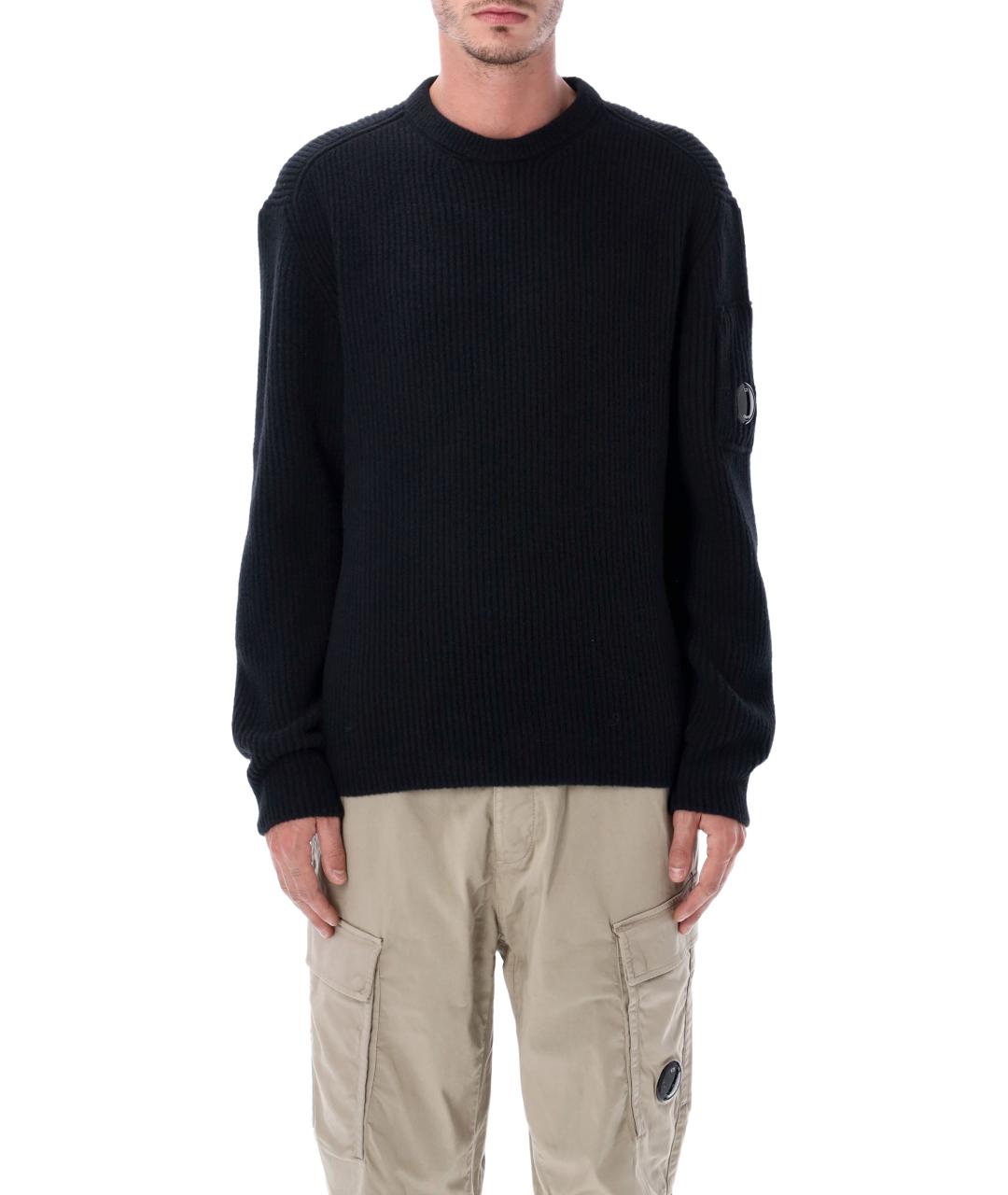 CP COMPANY Черный полиамидовый джемпер / свитер, фото 2