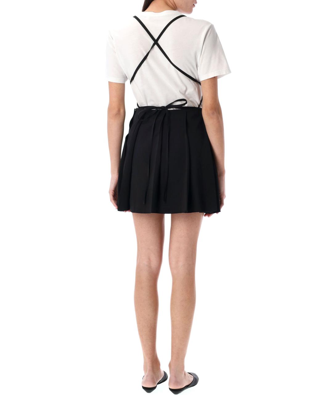 LOW CLASSIC Черное полиэстеровое повседневное платье, фото 2