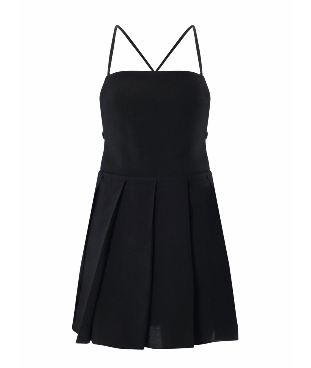 LOW CLASSIC Черное полиэстеровое повседневное платье, фото 1