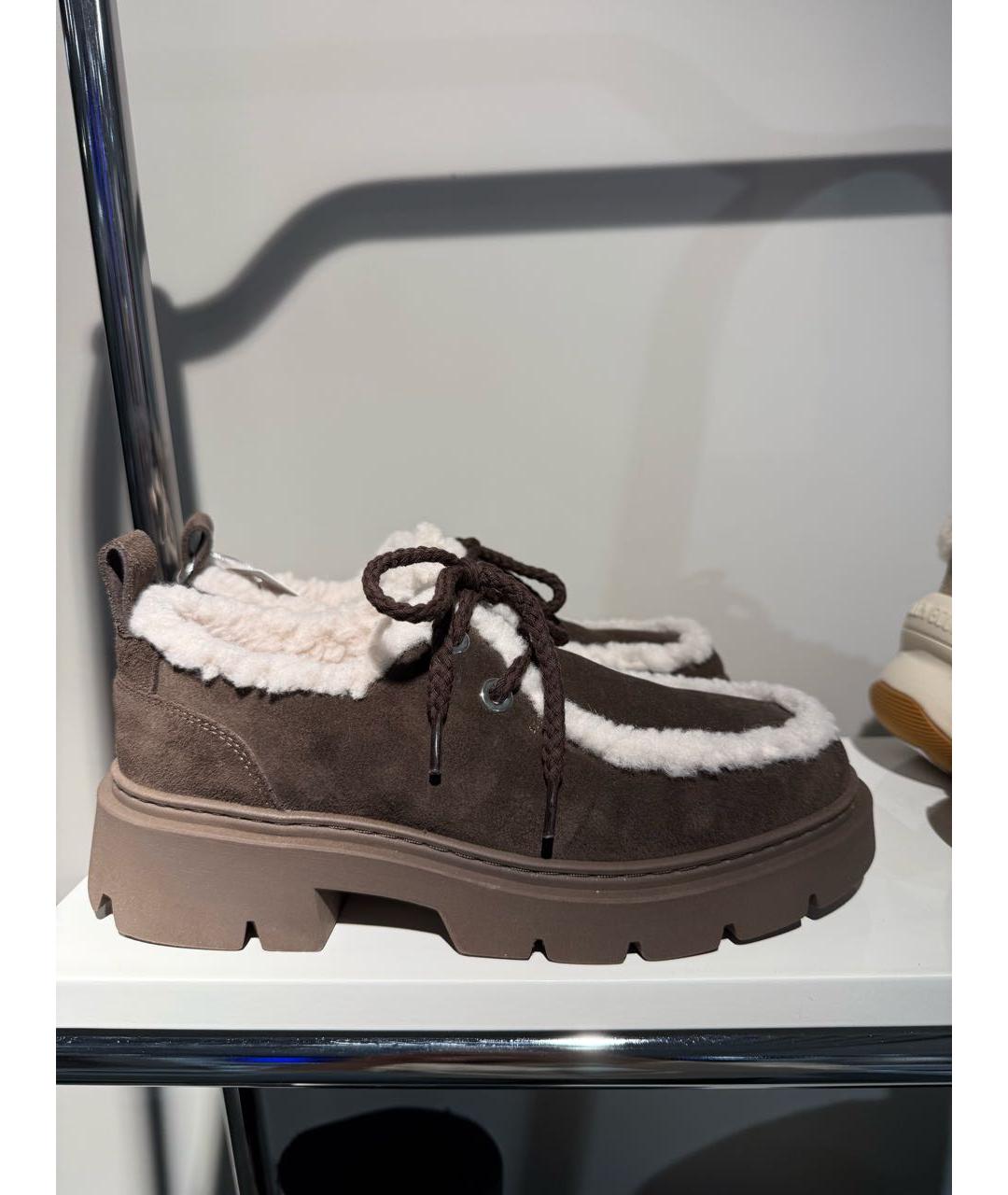 INUIKII Коричневые замшевые полусапоги, фото 5