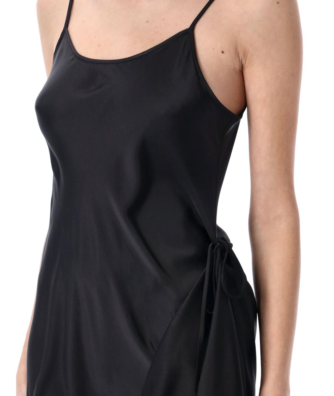 LOW CLASSIC Черное полиэстеровое вечернее платье, фото 3