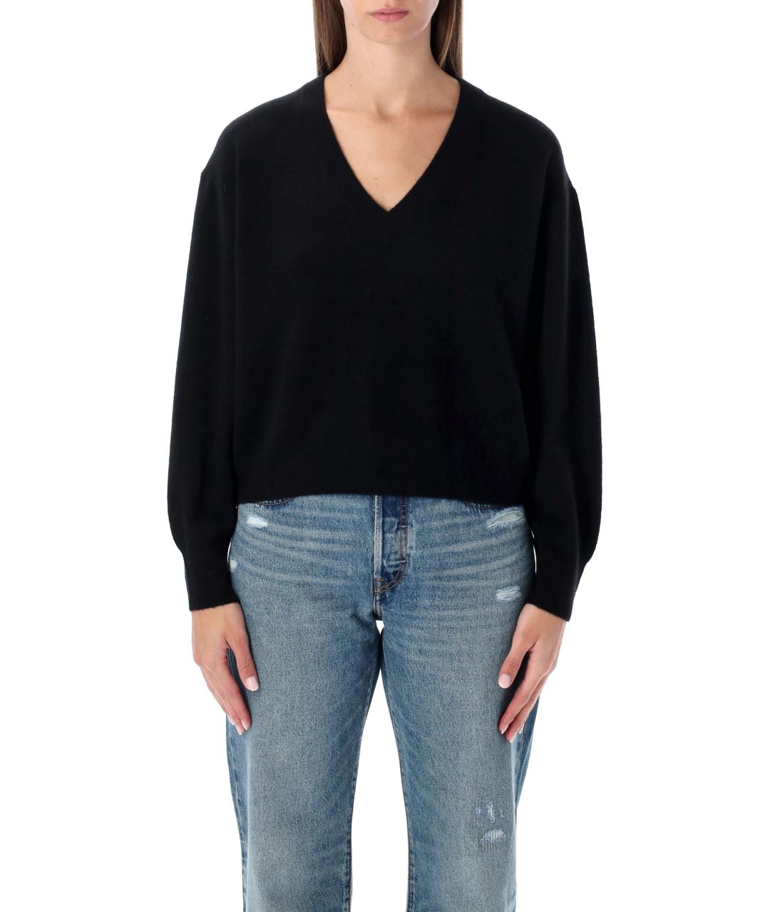 American vintage Черный шерстяной джемпер / свитер, фото 4