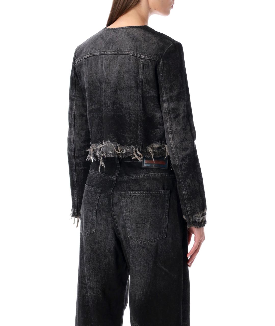 DIESEL Серая хлопковая куртка, фото 3