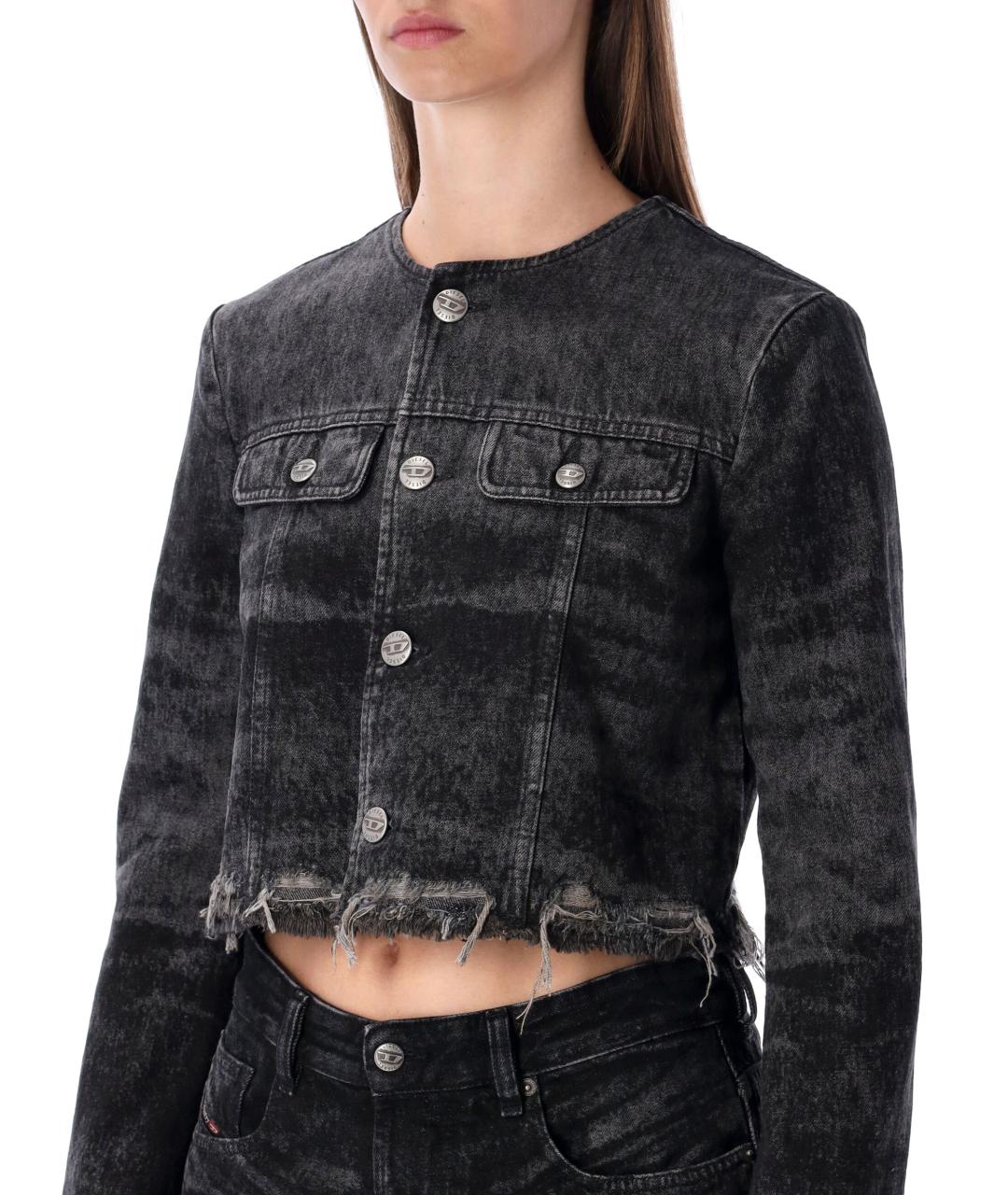 DIESEL Серая хлопковая куртка, фото 4