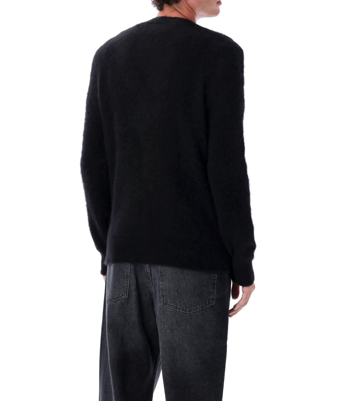 A.P.C. Черный шерстяной кардиган, фото 2