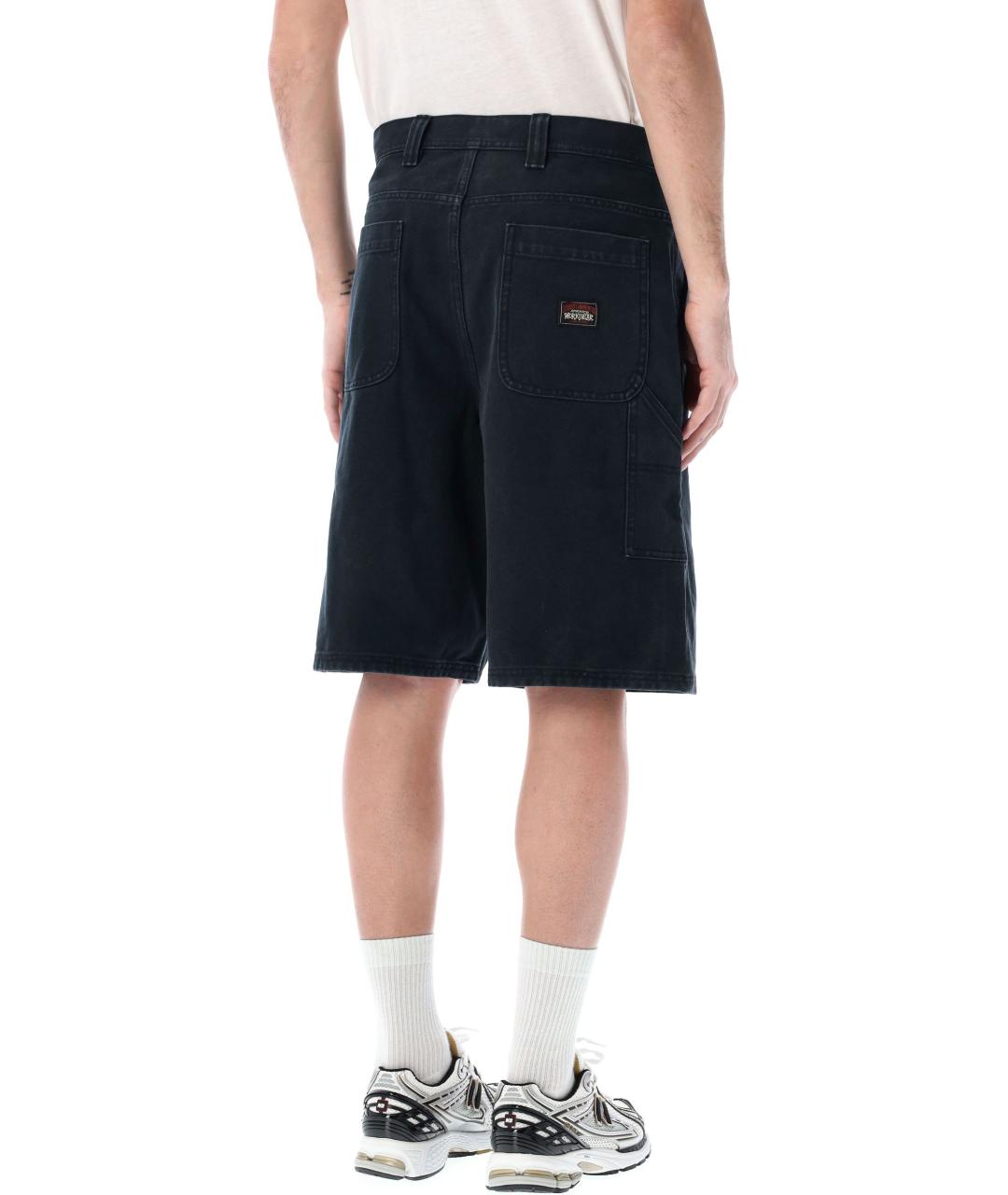 STUSSY Черные хлопковые повседневные брюки, фото 3