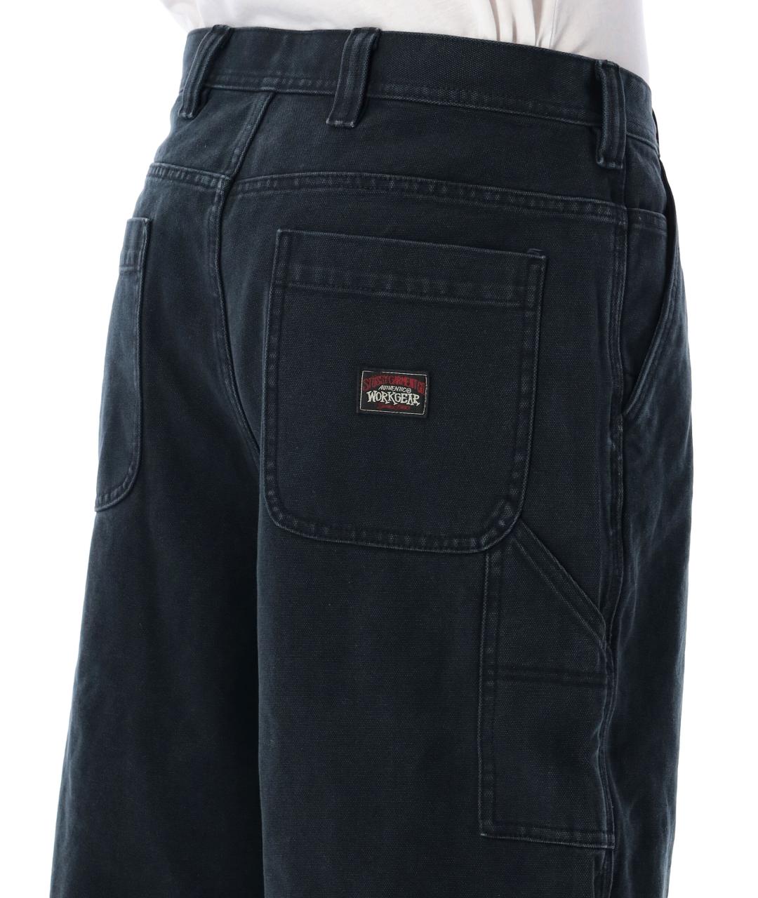 STUSSY Черные хлопковые повседневные брюки, фото 4