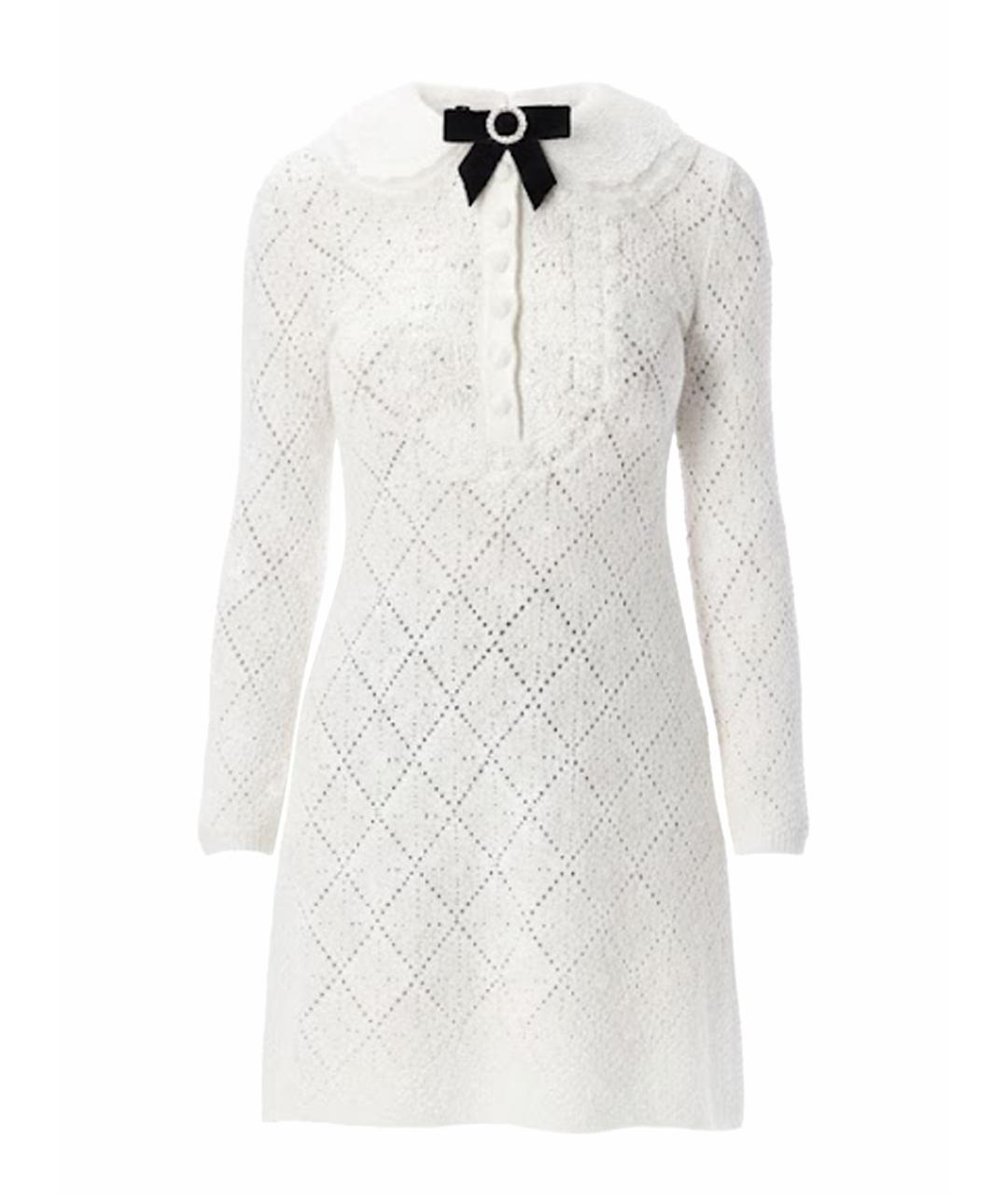 SELF-PORTRAIT Белое хлопковое платье, фото 1