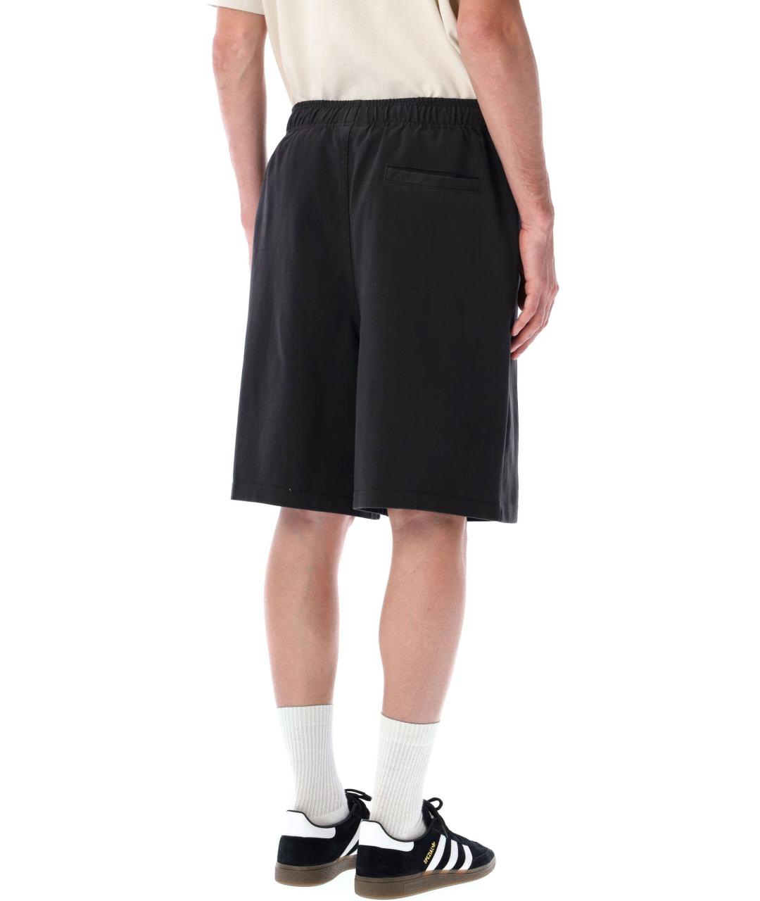 STUSSY Черные хлопковые шорты, фото 2