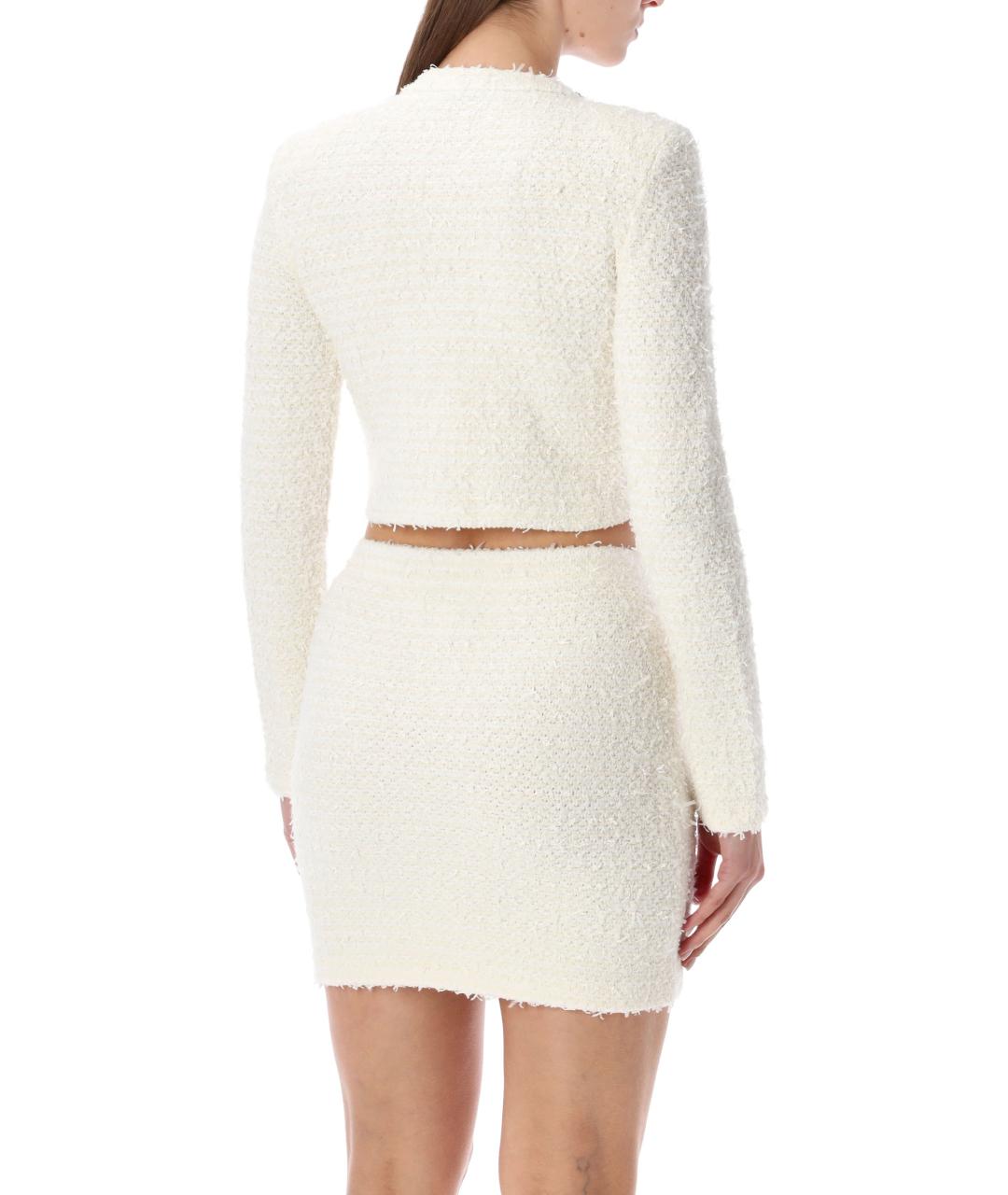 SELF-PORTRAIT Белый хлопковый жакет/пиджак, фото 3