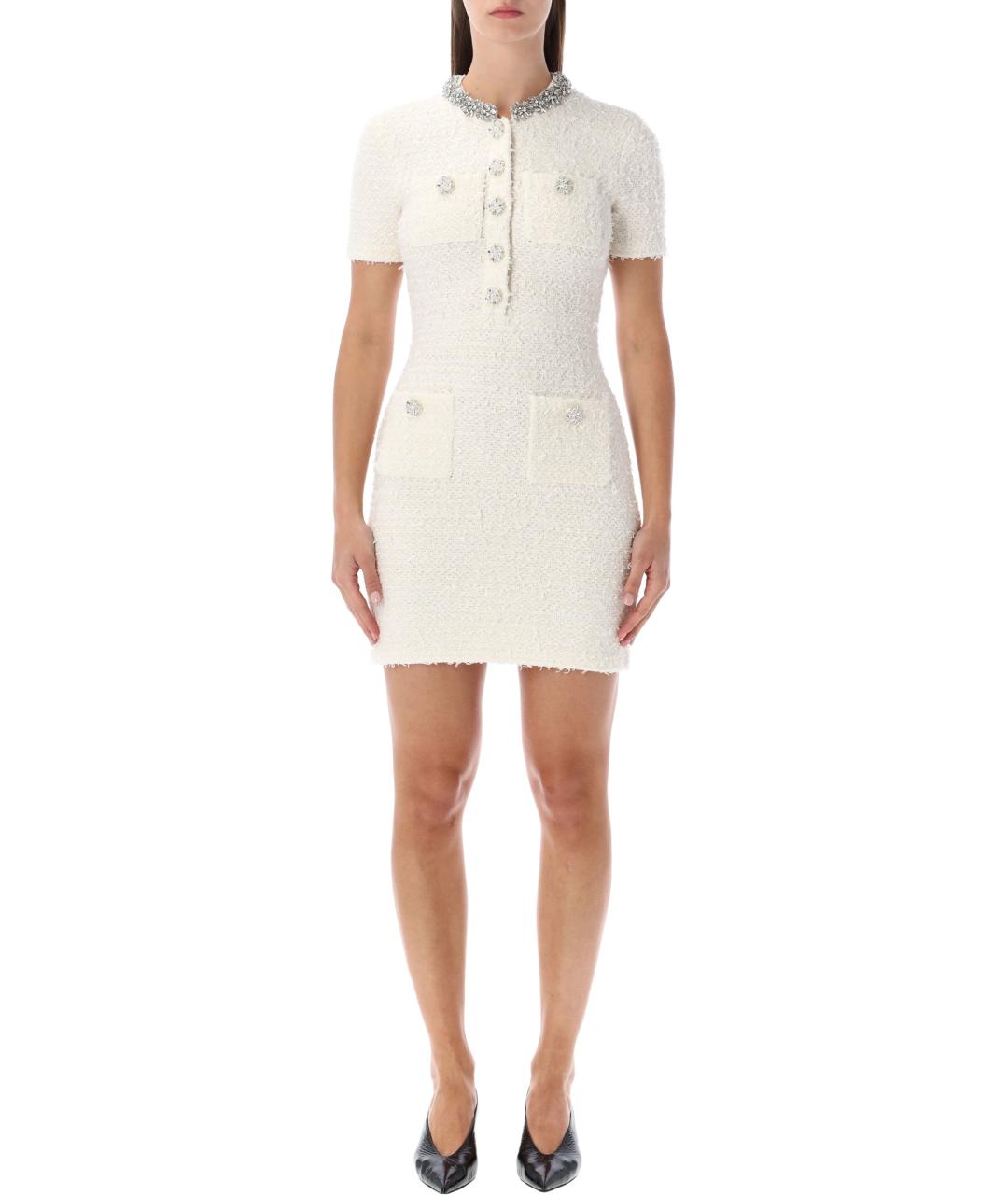 SELF-PORTRAIT Белое хлопковое платье, фото 2