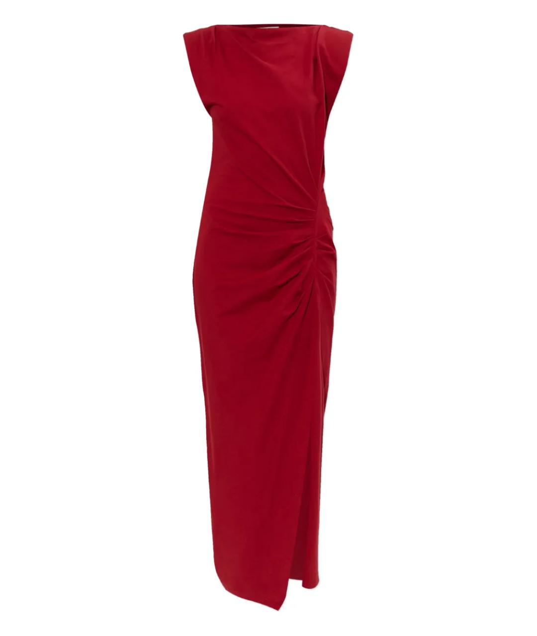 ISABEL MARANT ETOILE Красное хлопковое вечернее платье, фото 1