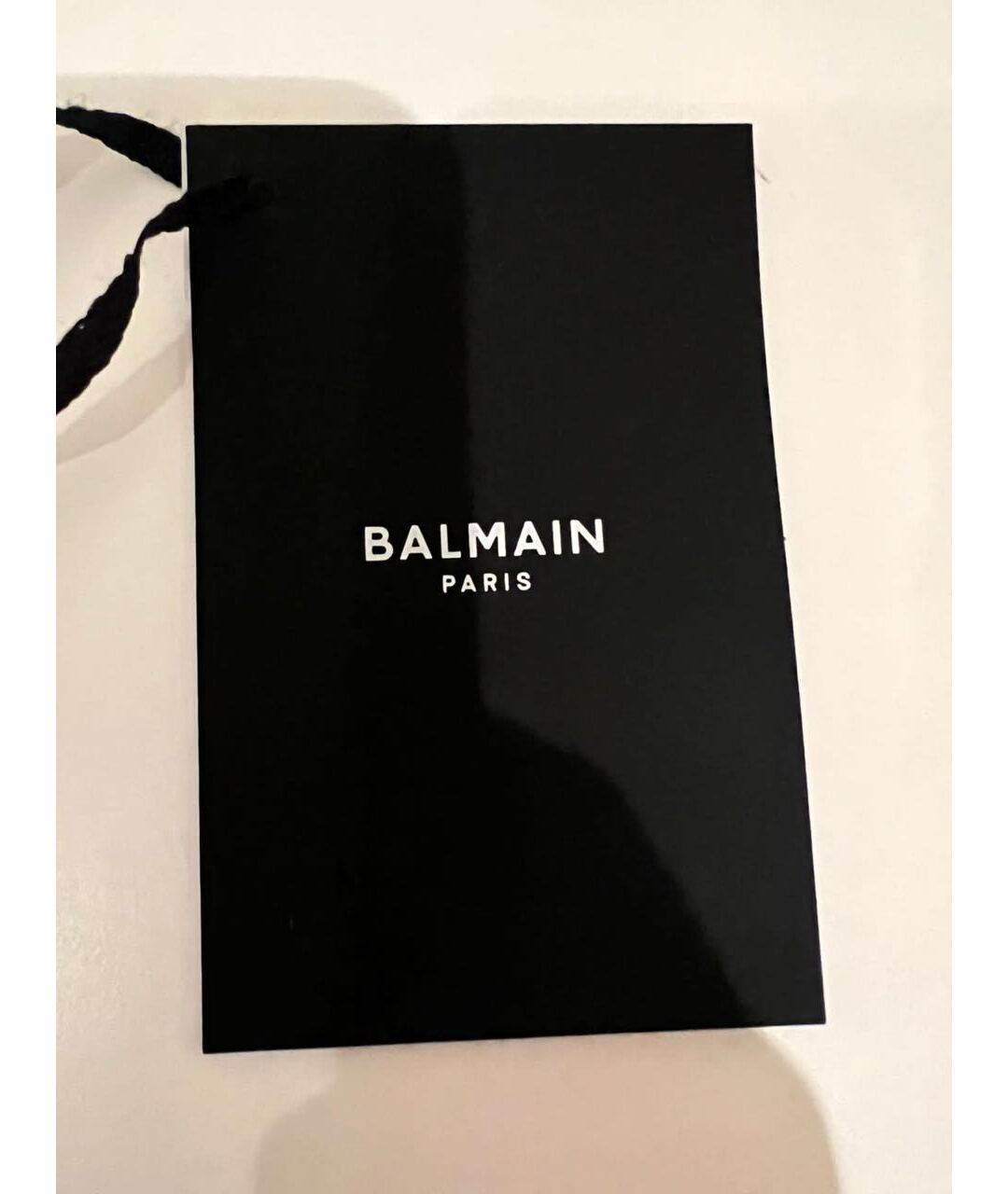 BALMAIN Черная хлопковая футболка, фото 5