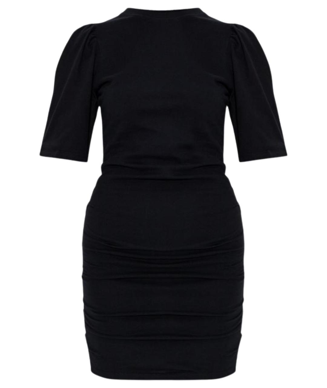 ISABEL MARANT ETOILE Черное хлопковое повседневное платье, фото 1