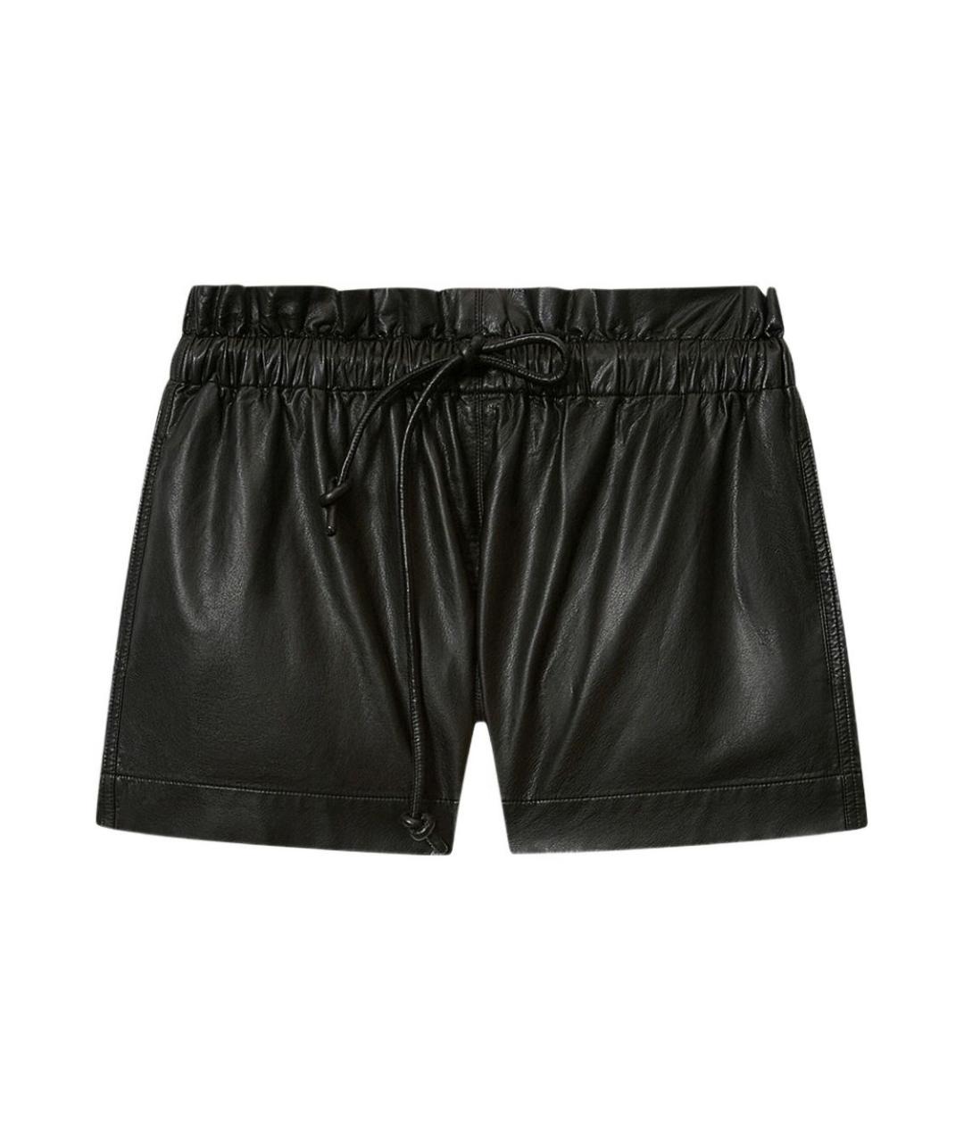 ISABEL MARANT ETOILE Черные полиуретановые шорты, фото 1