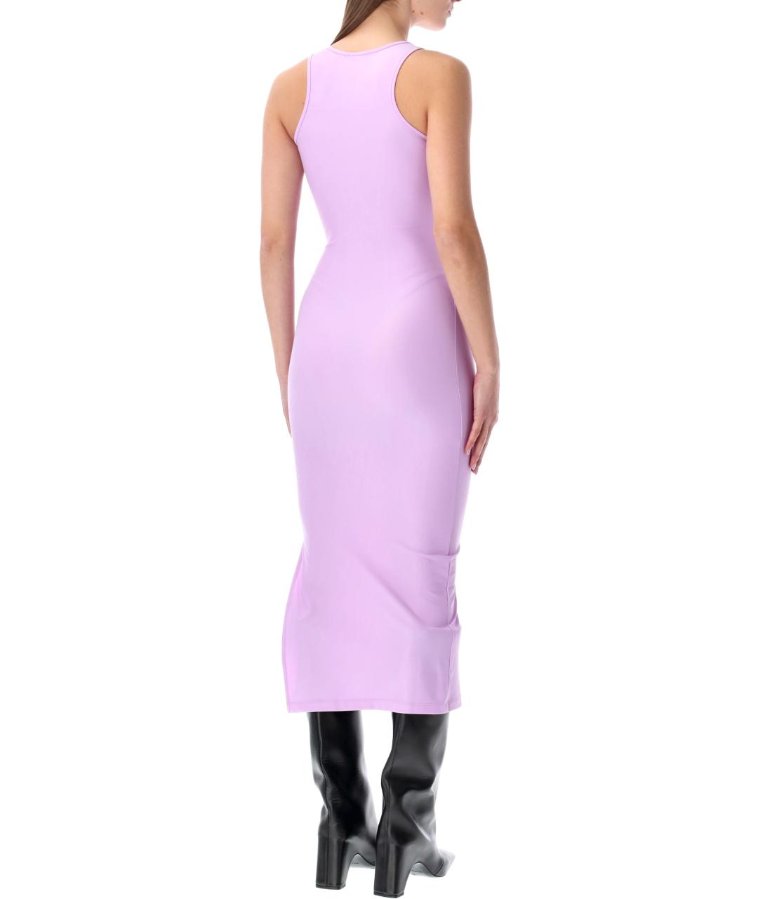 COPERNI Фиолетовое полиамидовое платье, фото 3