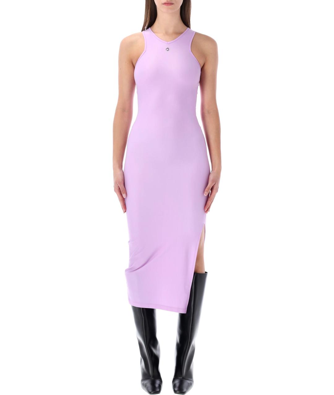 COPERNI Фиолетовое полиамидовое платье, фото 2