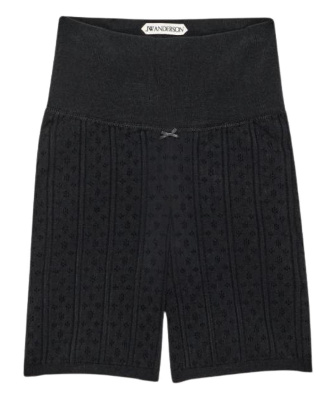 J.W.ANDERSON Черные вискозные прямые брюки, фото 1