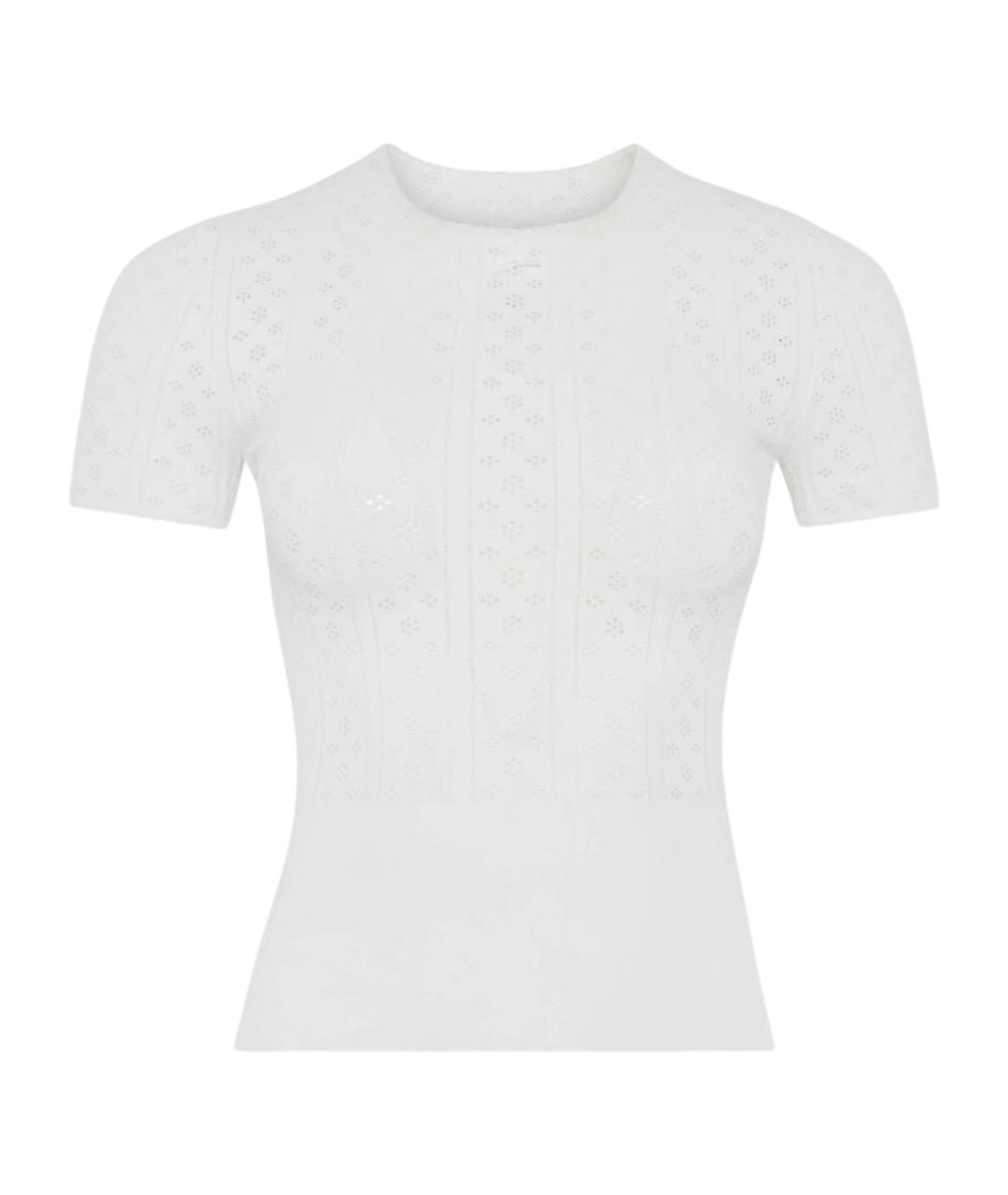 J.W.ANDERSON Белая вискозная футболка, фото 1