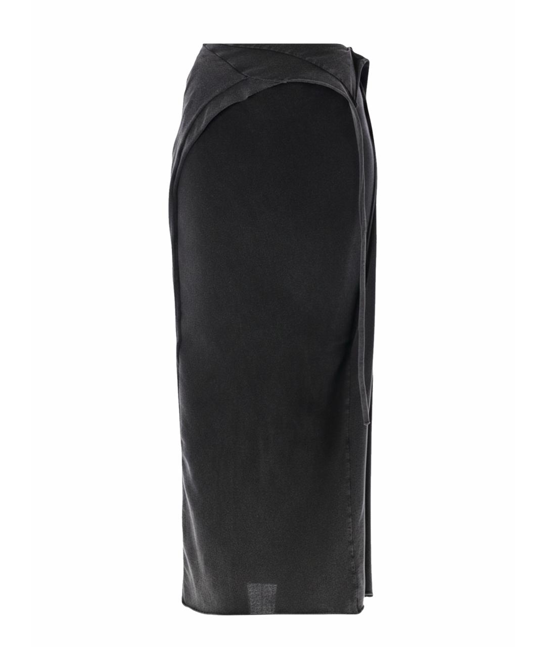 OTTOLINGER Антрацитовая хлопковая юбка макси, фото 1