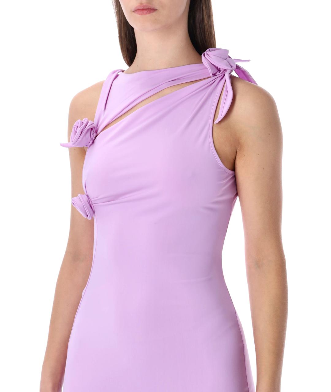 COPERNI Фиолетовое полиамидовое повседневное платье, фото 3