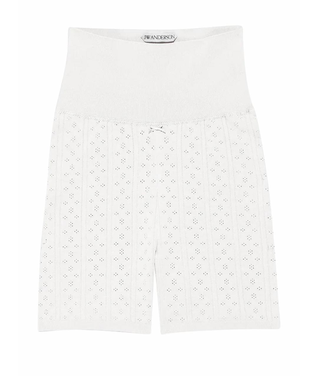 J.W.ANDERSON Белые вискозные шорты, фото 1