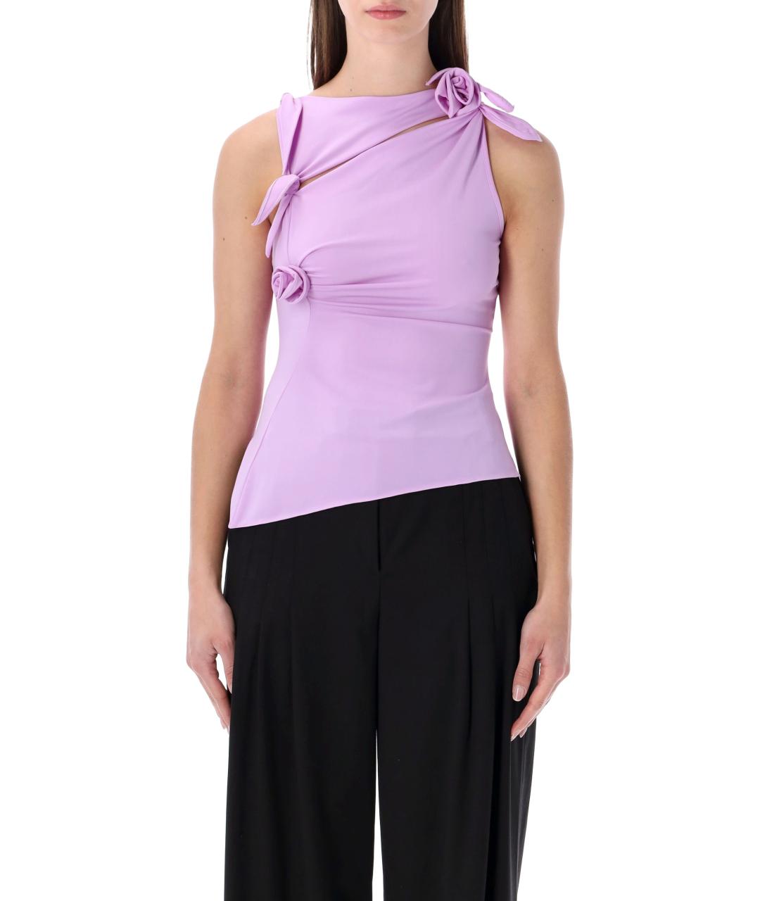 COPERNI Фиолетовая полиамидовая майка, фото 2