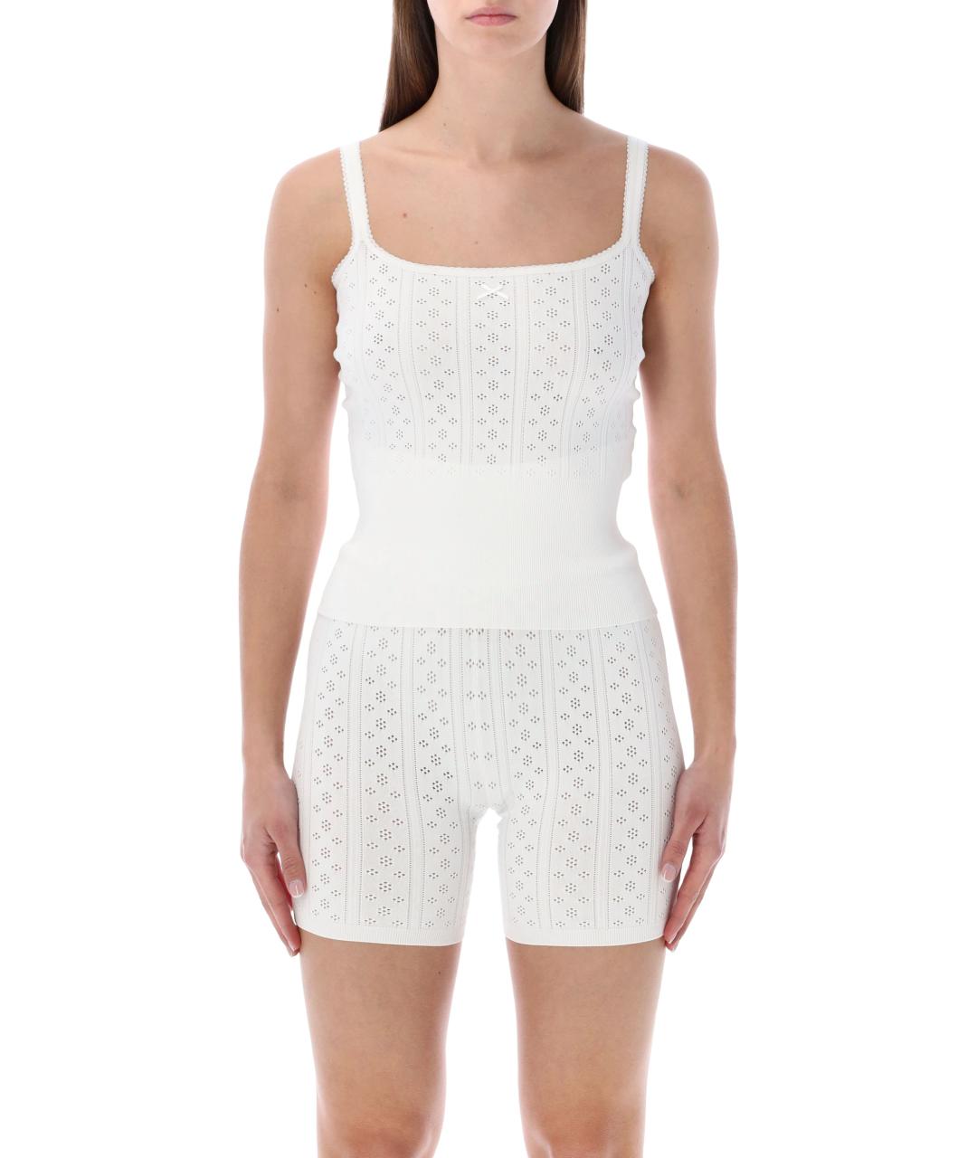 J.W.ANDERSON Белая вискозная майка, фото 4