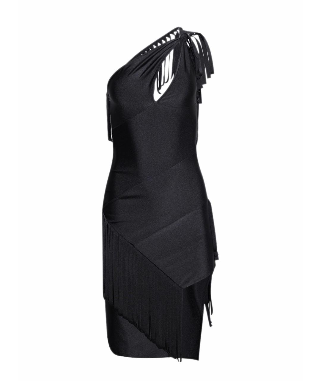 COPERNI Черное полиамидовое коктейльное платье, фото 1