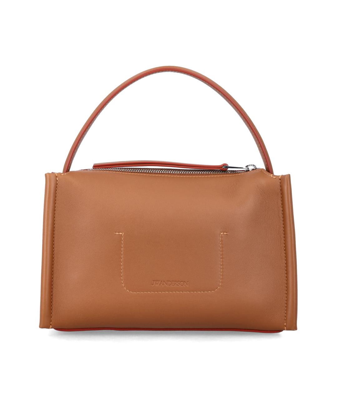 J.W.ANDERSON Коричневая кожаная сумка тоут, фото 3