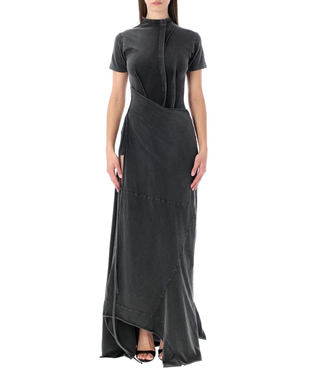 OTTOLINGER Черное хлопковое платье, фото 4