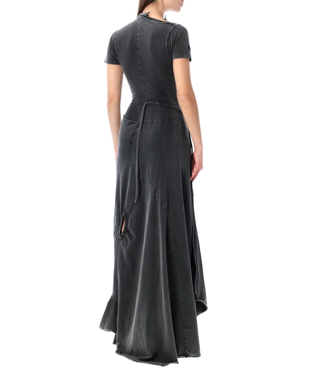 OTTOLINGER Черное хлопковое платье, фото 2