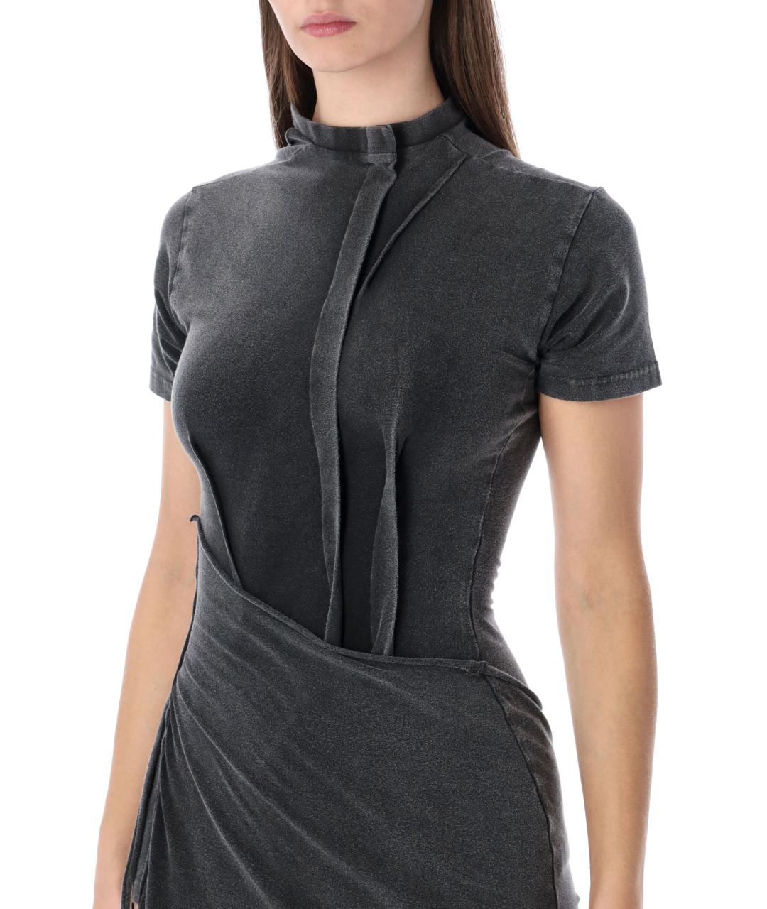 OTTOLINGER Черное хлопковое платье, фото 3